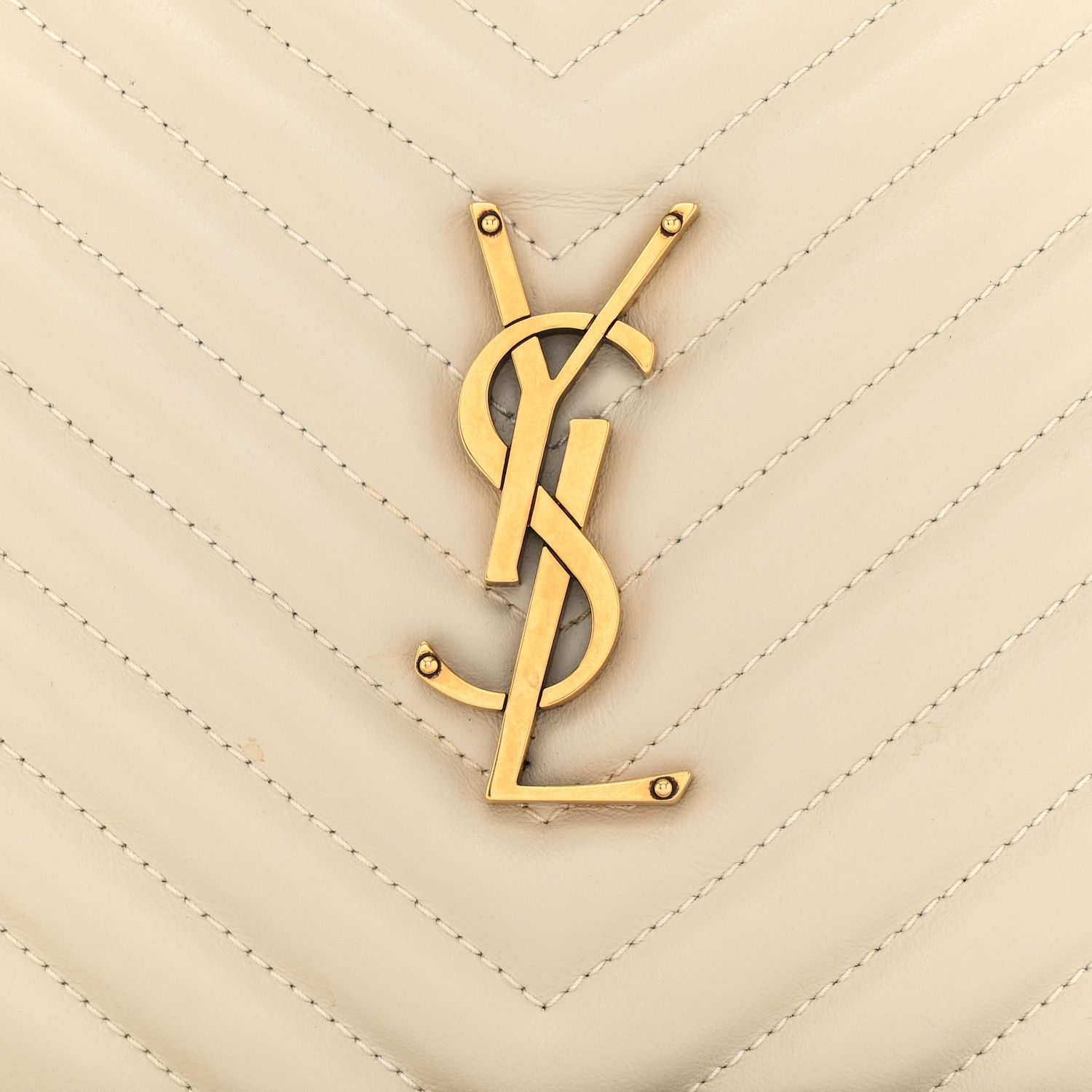 Saint Laurent Paris o1b1hav110924 Size: OS / Lou Leather Camera Bag in Cream Size ONE SIZE - 7 Thumbnail