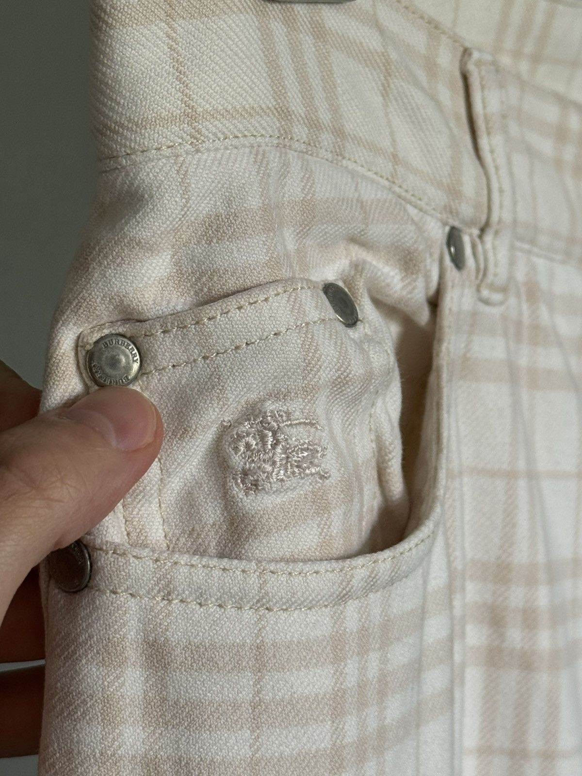 Burberry × Vintage Burberry checked pants Size US 33 - 8 Thumbnail
