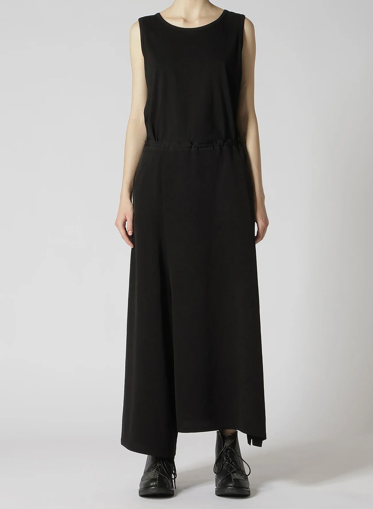 Yohji Yamamoto Yohji Yamamoto Y's CREPE de CHINE ASYMMETRIC WIDE PANT SKIRT Size 32" / US 10 / IT 46 - 4 Thumbnail
