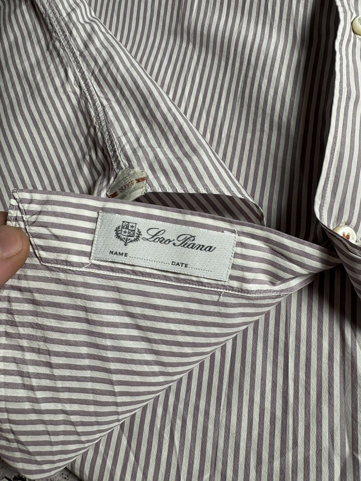 Loro Piana Loro Piana Luxury Shirt Size US XXL / EU 58 / 5 - 7 Thumbnail