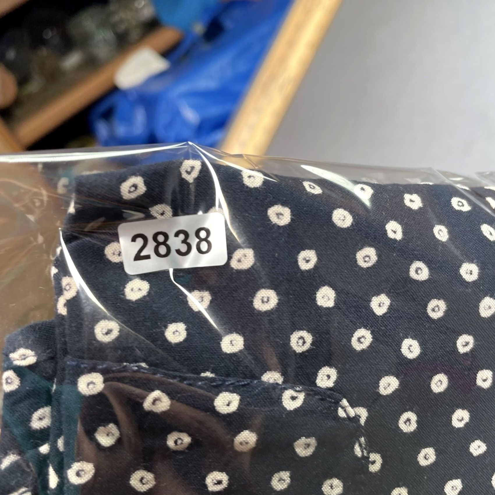 Rhythm Rhythm Shirt Mens M black Dot Long Sleeve Button Up Cotton Print Size US M / EU 48-50 / 2 - 8 Thumbnail