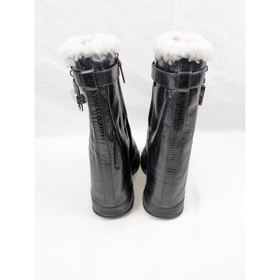 Givenchy o1rshd1 Biker Ankle Boots in Black/Natural 37 Size US 7 / IT 37 - 20 Thumbnail