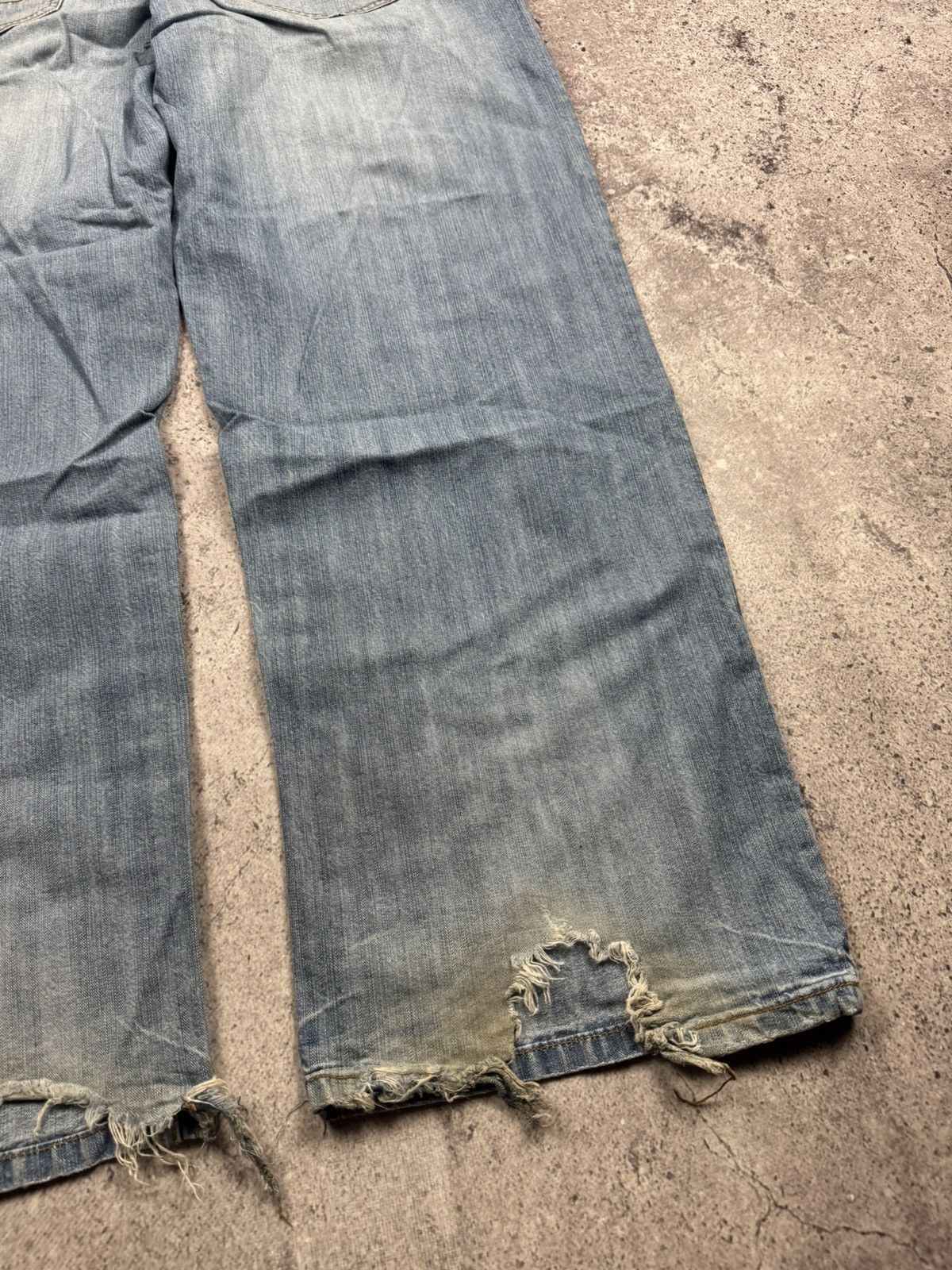 Rocawear Vintage Rocawear Y2K Distressed Baggy Jeans Skate Jnco Y2K Size US 38 / EU 54 - 10 Thumbnail