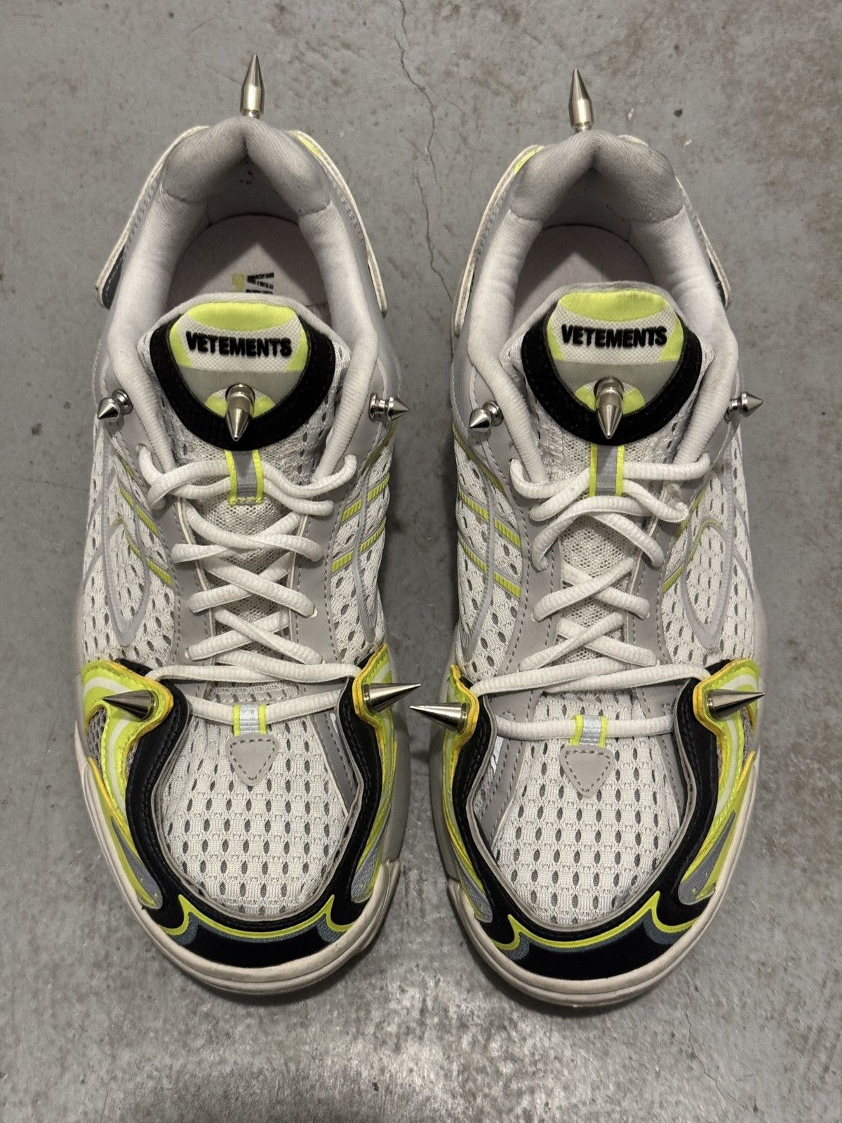 Reebok × Vetements *RARE* VETEMENTS DEMNA RUNWAY REEBOK SPIKE RUNNERS SNEAKERS Size US 8 / EU 41 - 3 Thumbnail