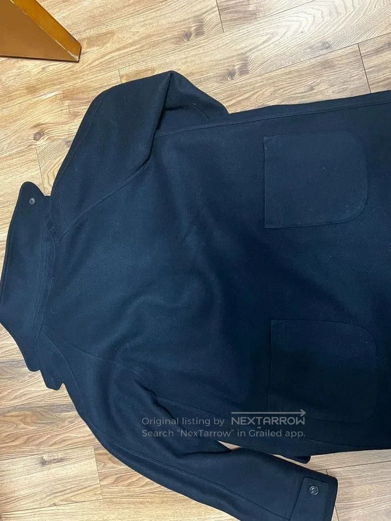 Vintage Nigel Cabourn British Wool Navy Coat. Size US L / EU 52-54 / 3 - 4 Thumbnail