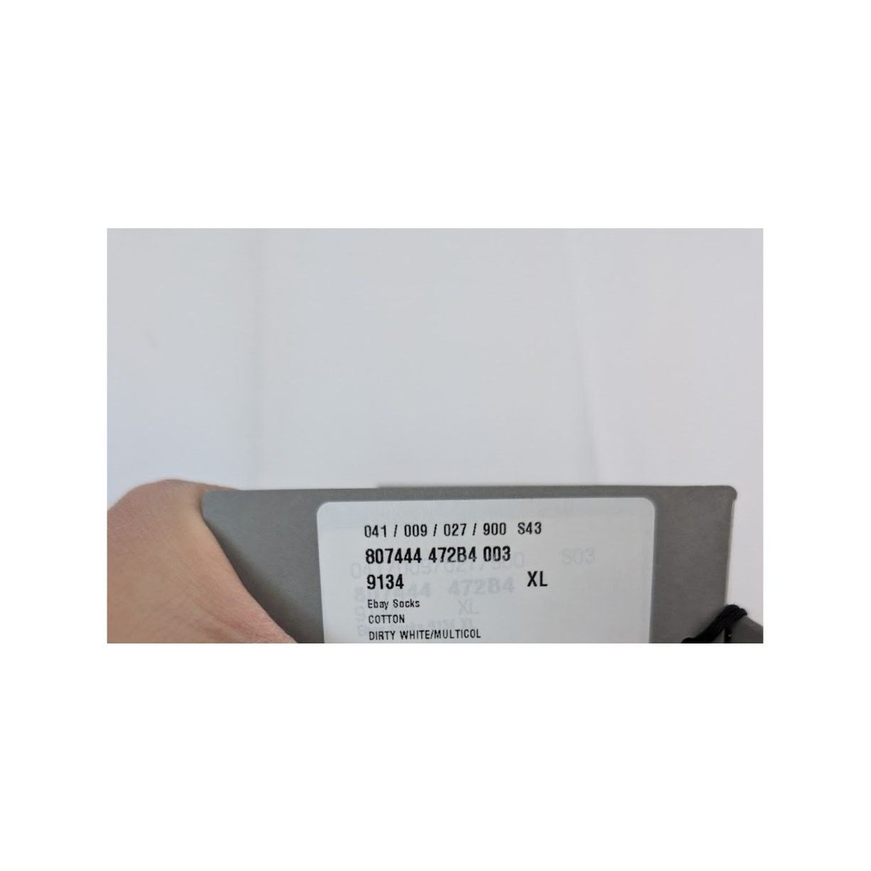 Balenciaga o1rshd1 Size: XL / Cotton Ebay Socks in White/Multicolor Size ONE SIZE - 11 Thumbnail