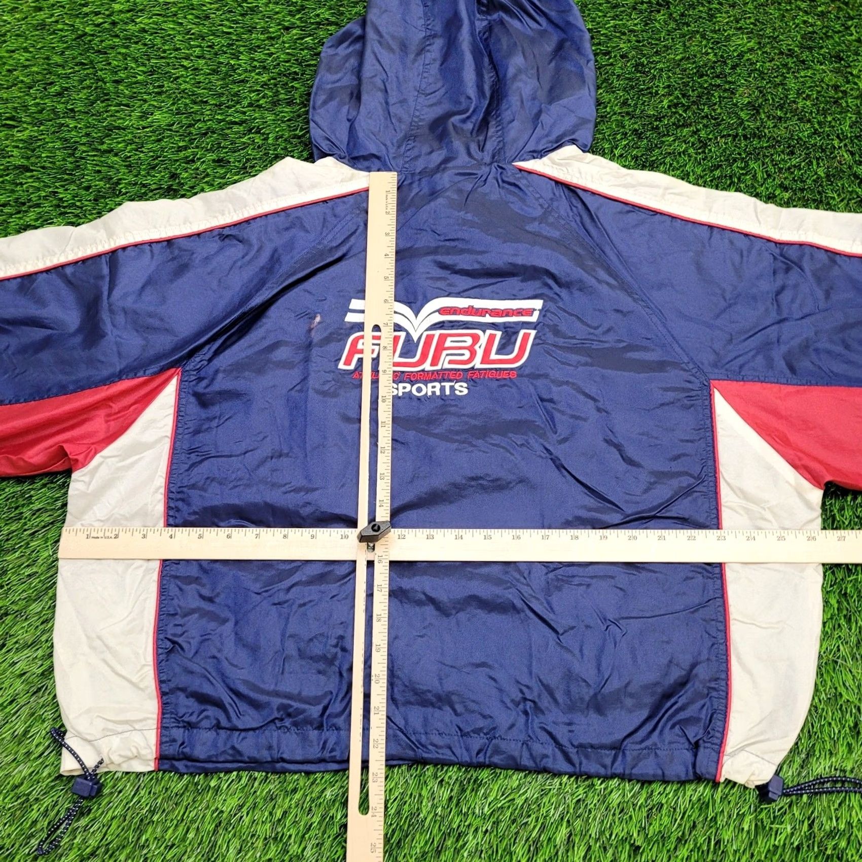 Fubu VINTAGE FUBU Jacket Womens XL Baggy Cropped 26x22 Nylon Zip Pockets Windbreaker 1990s Retro Athletic Clothing Womens Size XL / US 12-14 / IT 48-50 - 6 Thumbnail