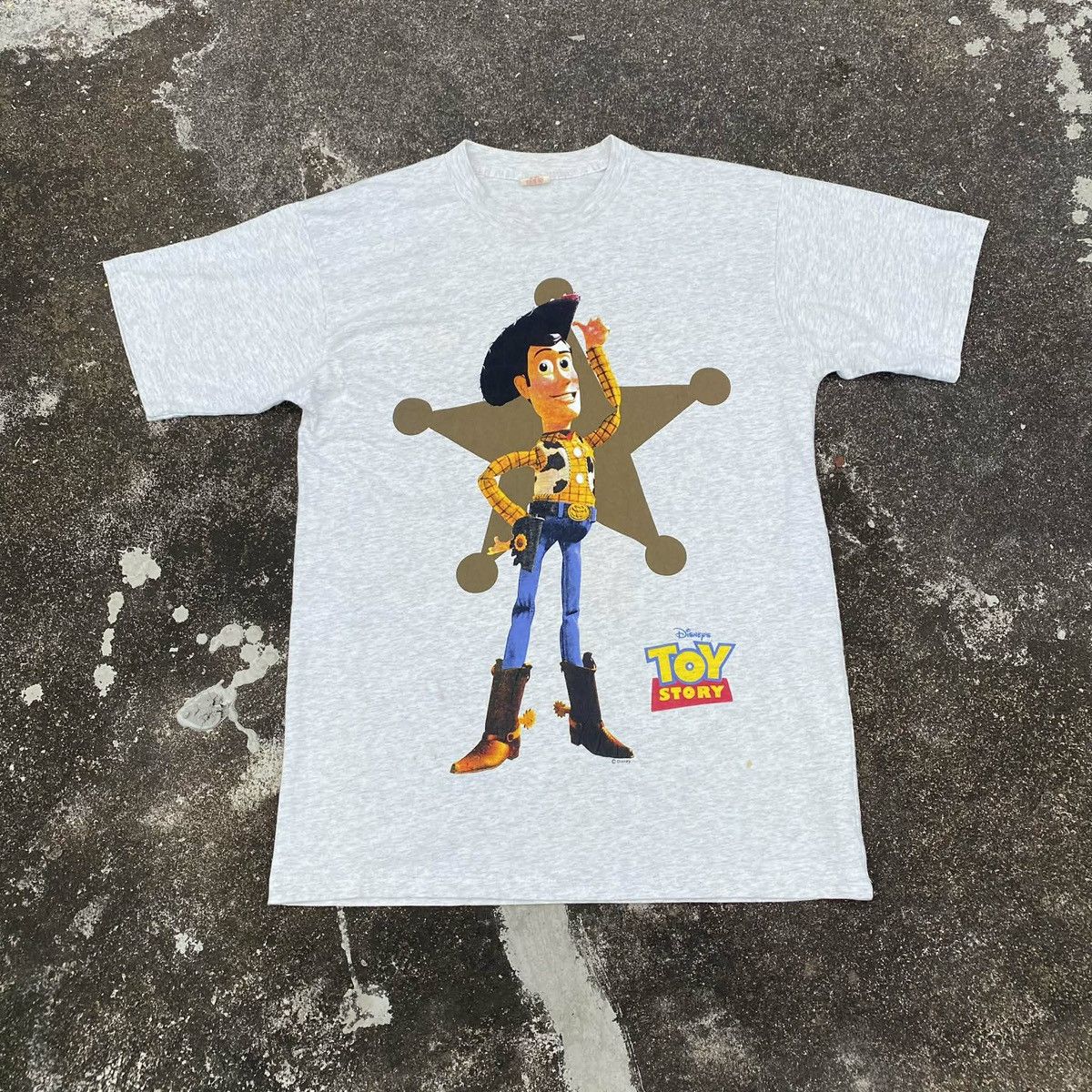 Vintage 90s Disney Movie Toy Story Sherift Woody T Shirt