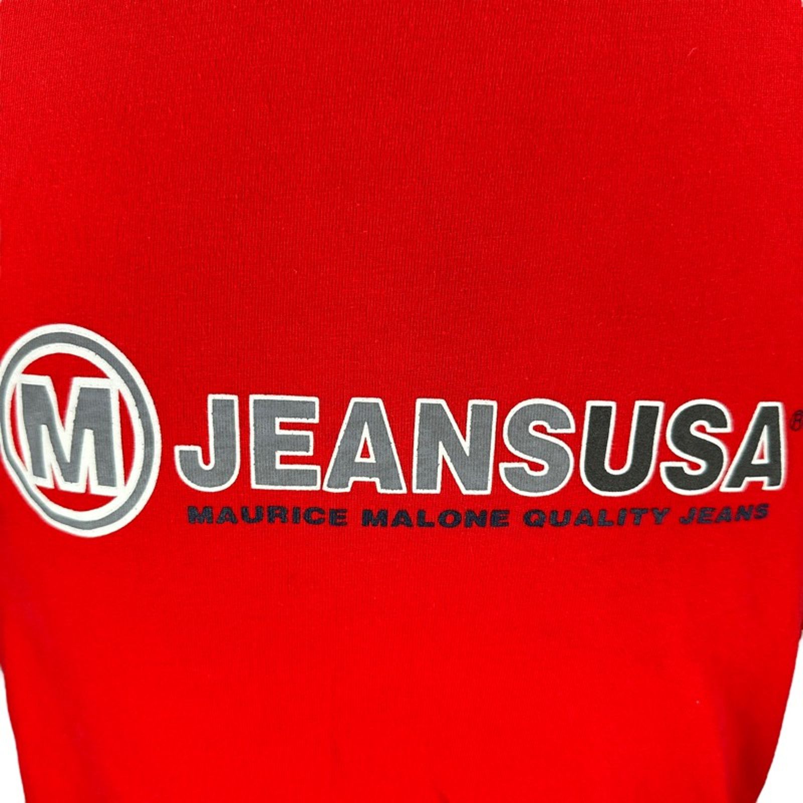 The Unbranded Brand Vintage M Jeans USA Maurice Malone T-Shirt Men's XXXL Red Size US XXL / EU 58 / 5 - 7 Thumbnail