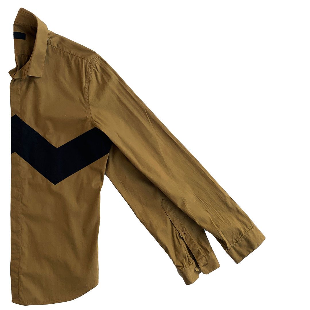 Burberry Prorsum Burberry - Runway Shirt 'Prorsum' - Mustard/Black - 38/S Size US S / EU 44-46 / 1 - 2 Thumbnail