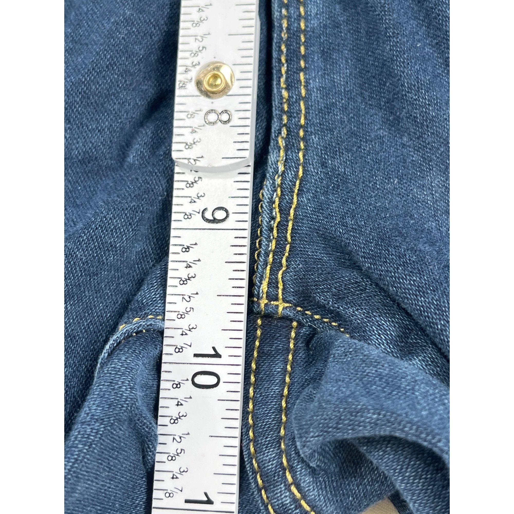 Michael Kors Michael Kors SKU 7680 Womens Blue Denim Izzy Skinny Jeans S Size 32" / US 10 / IT 46 - 14 Thumbnail
