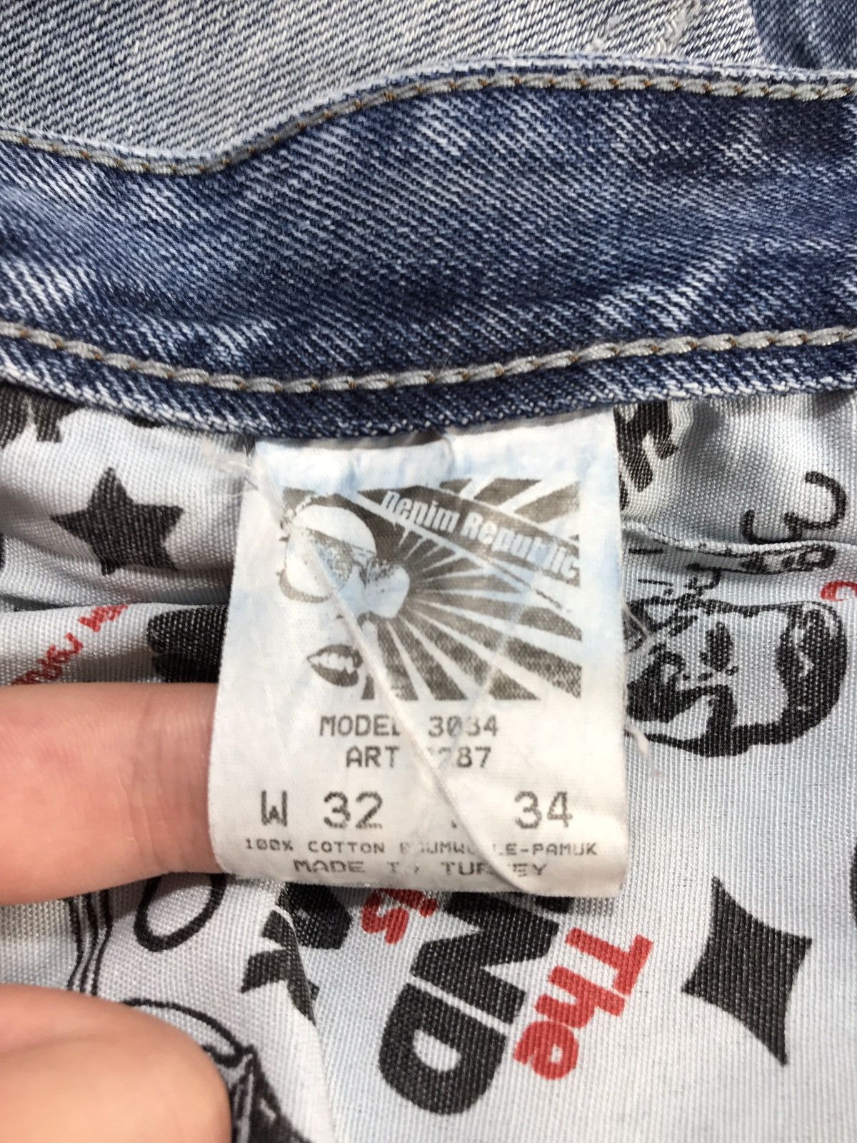 Japanese Brand × Vintage Vintage Denim Republic Jeans Size US 32 / EU 48 - 11 Thumbnail