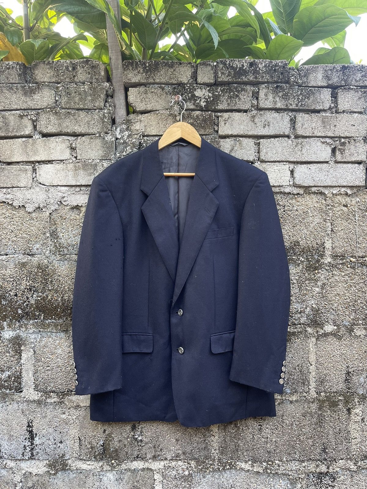 image of Christian Dior Monsieur Suit Jacket in Navy, Men's (Size Medium)