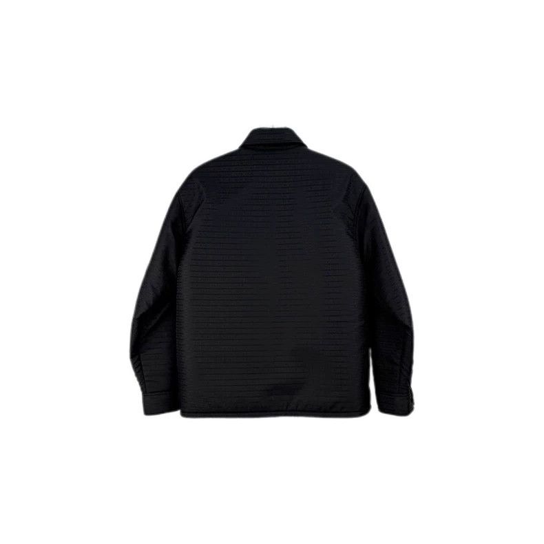 Prada Prada Black full logo metal triangle label down jacket 2502 Size US XXS / EU 40 - 2 Thumbnail