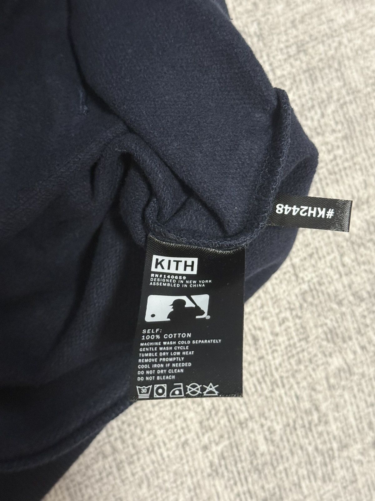 Kith × New York Yankees Kith for Major league baseball yankees box logo hoodie navy Size US M / EU 48-50 / 2 - 6 Thumbnail