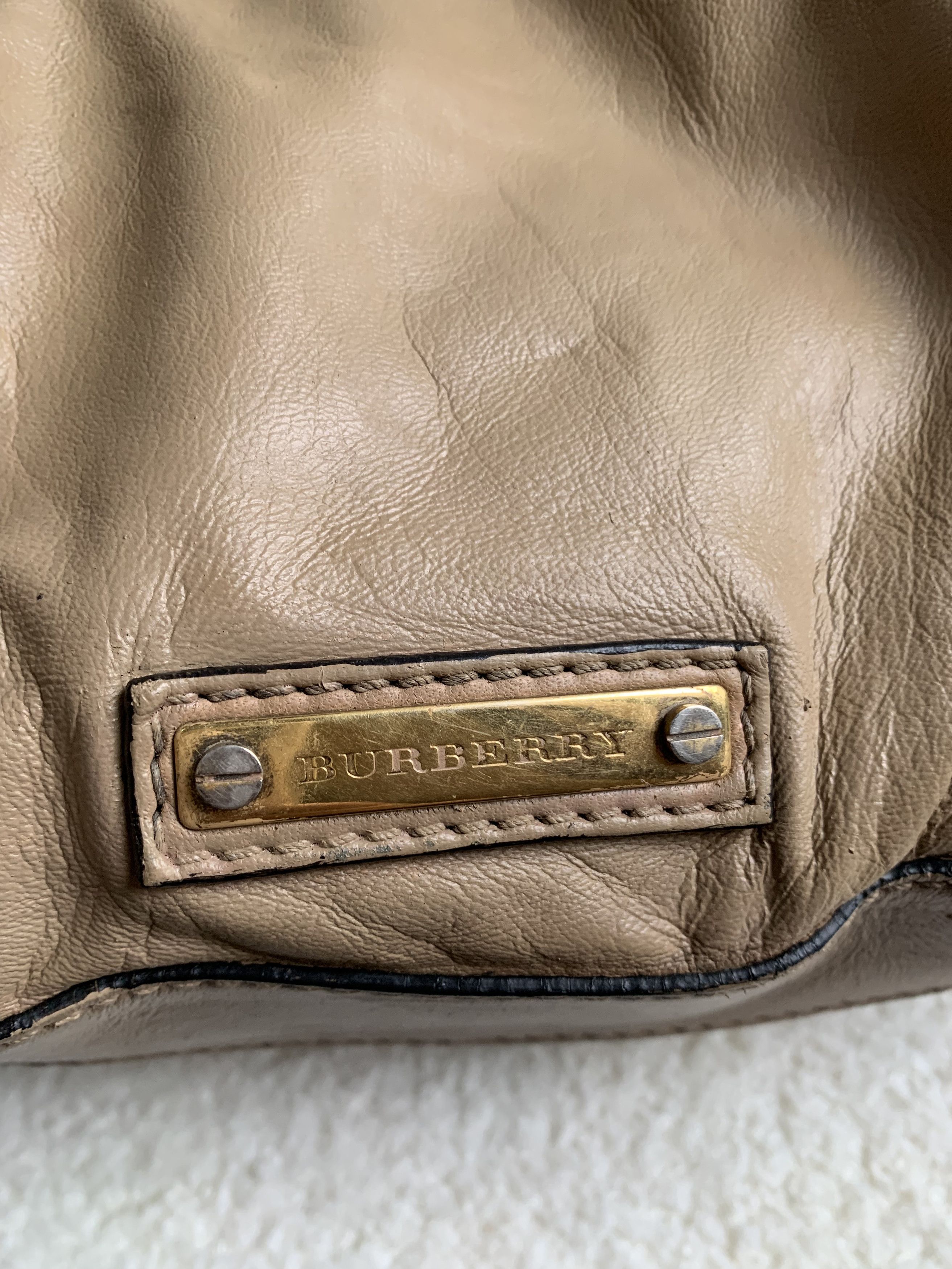 Burberry Auth Burberry Large Hobo Size ONE SIZE - 8 Thumbnail