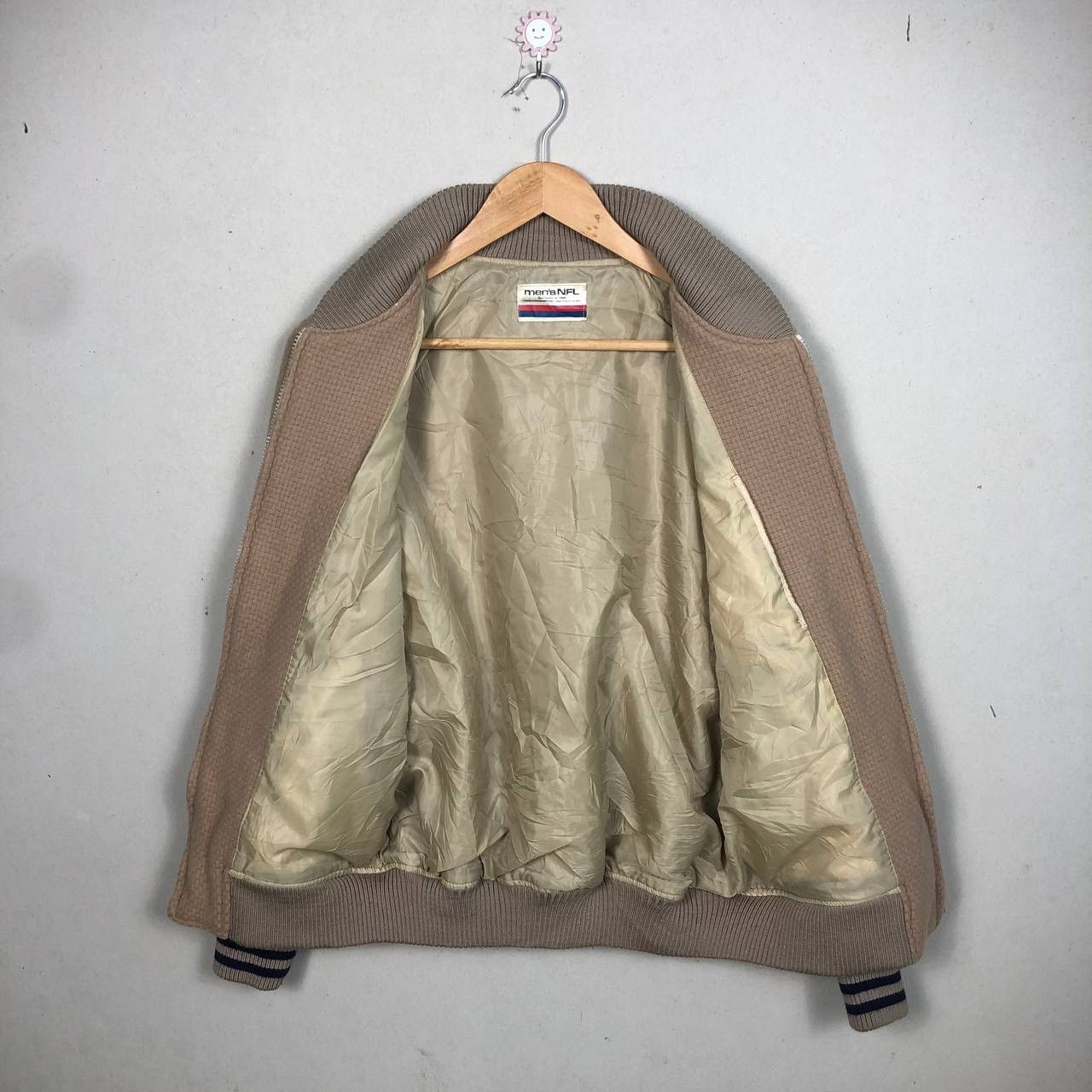 MLB × NFL Vintage 90’s NFL Hilton Varsity Jacket Full Zipper Brown Size US M / EU 48-50 / 2 - 3 Thumbnail