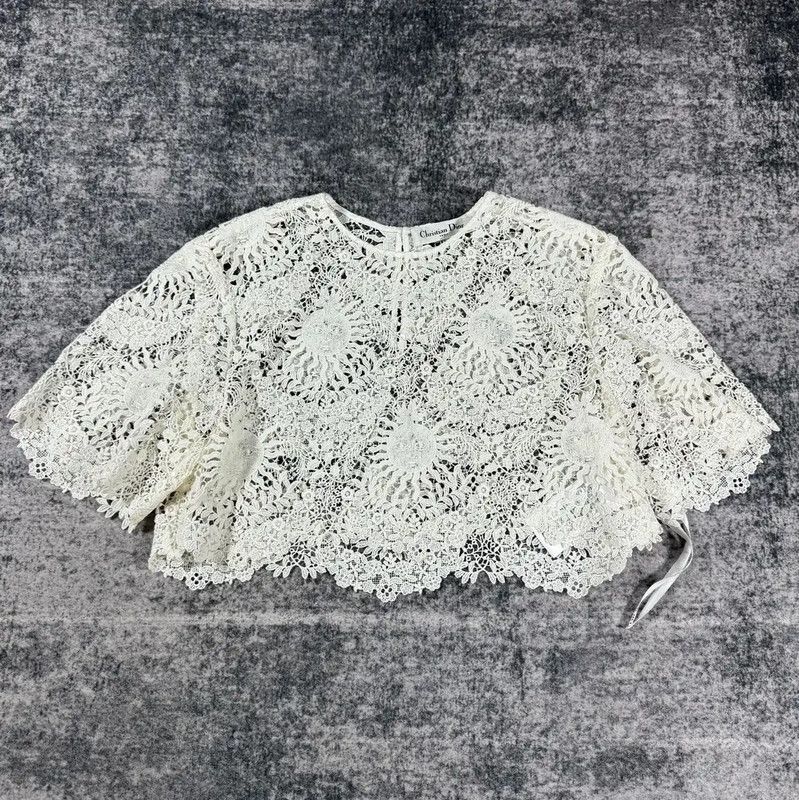 Dior Dior White Cotton Women's T-Shirt 0089 Size M / US 6-8 / IT 42-44 - 1 Thumbnail