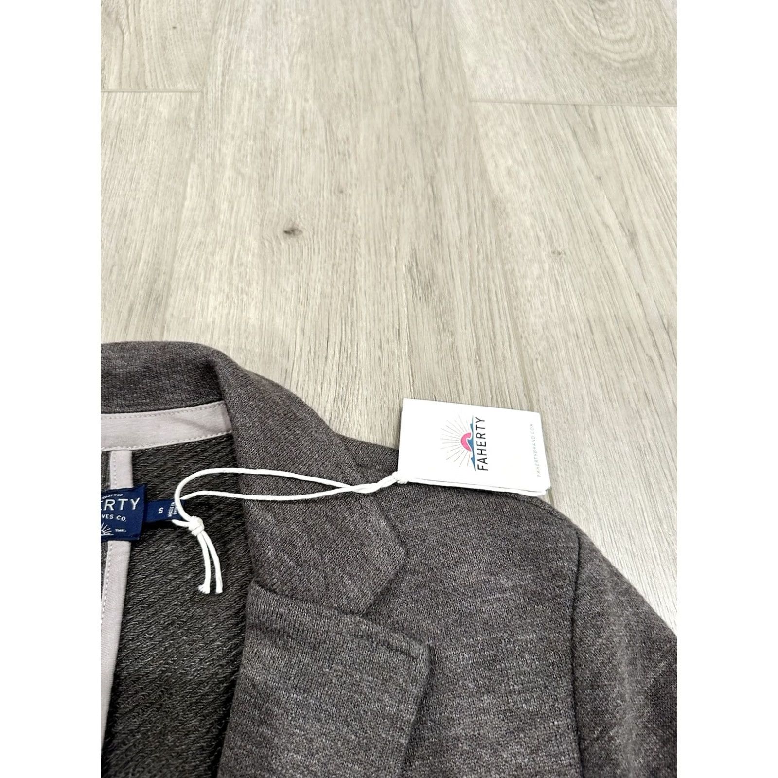 Faherty NWT Faherty Inlet Knit Blazer Sweater Deep Brown Heather Women's Small Size S / US 4 / IT 40 - 6 Thumbnail