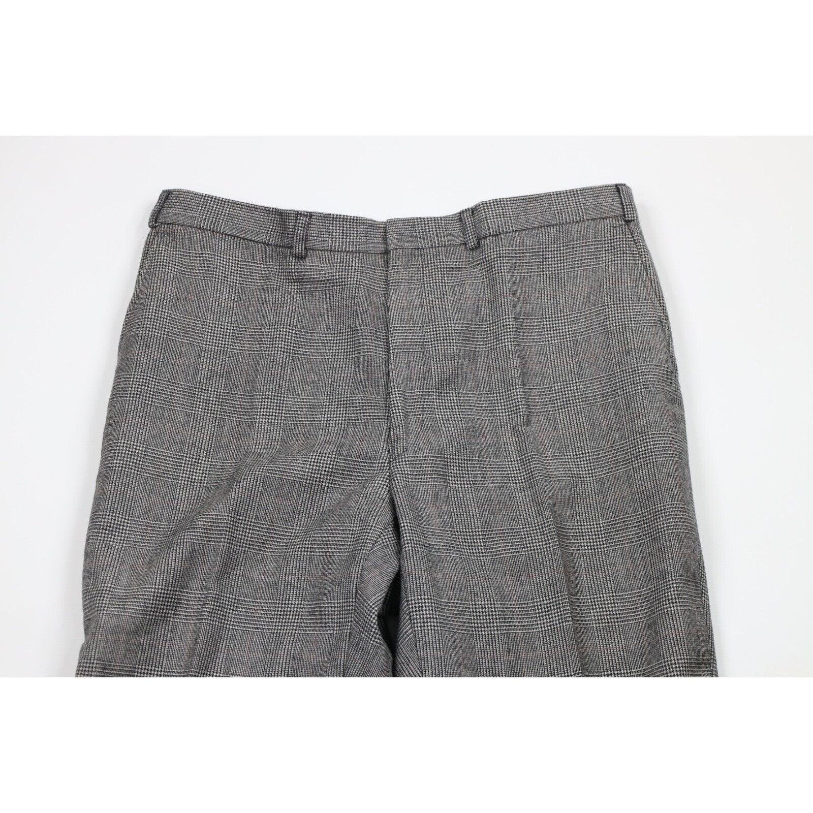 Vintage Vintage 70s Streetwear Wool Houndstooth 2 Piece Suit Size 44R - 13 Thumbnail