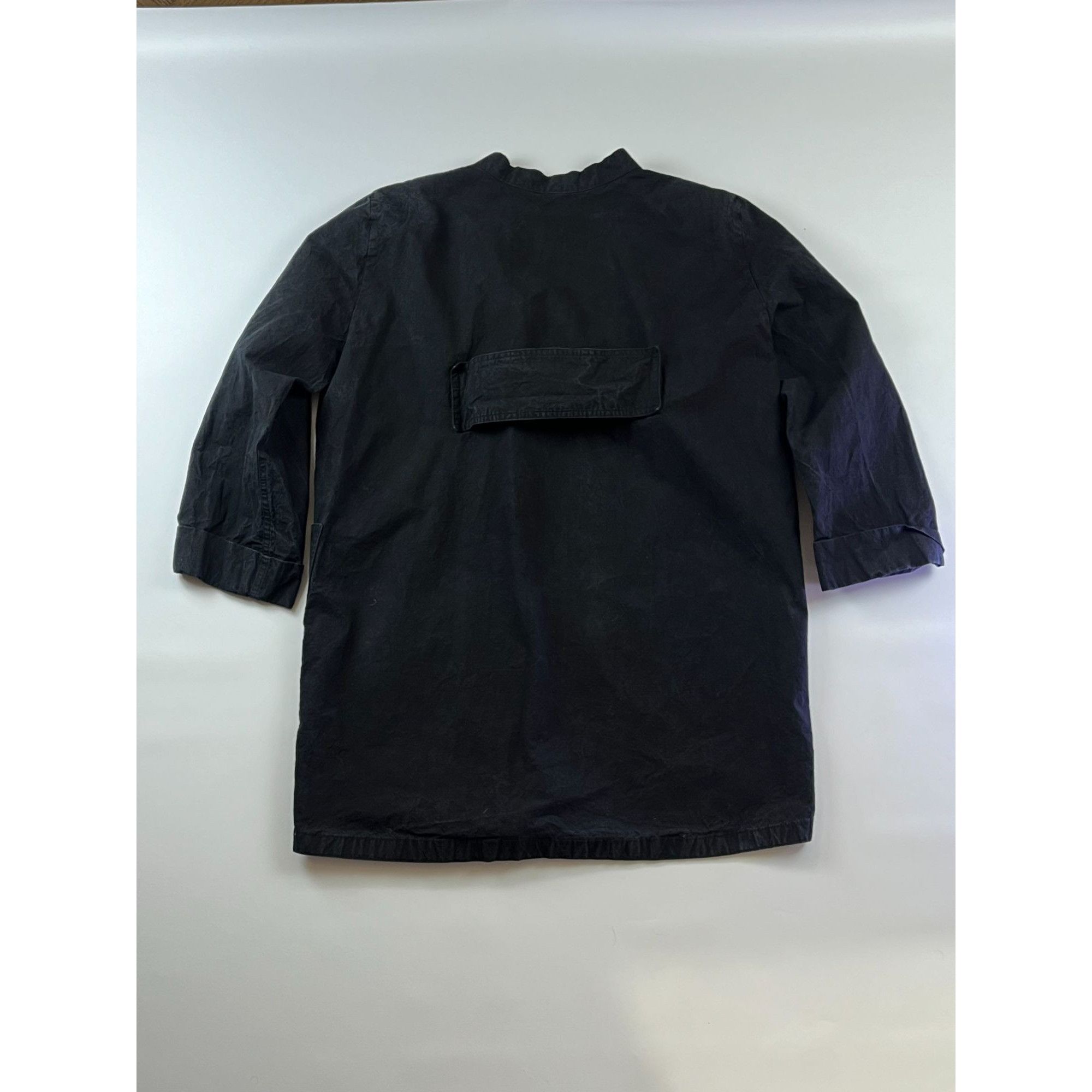 Japanese Brand × Vintage JAPAN! Rare Black Textured HandMade Open Jacket Size US L / EU 52-54 / 3 - 11 Thumbnail