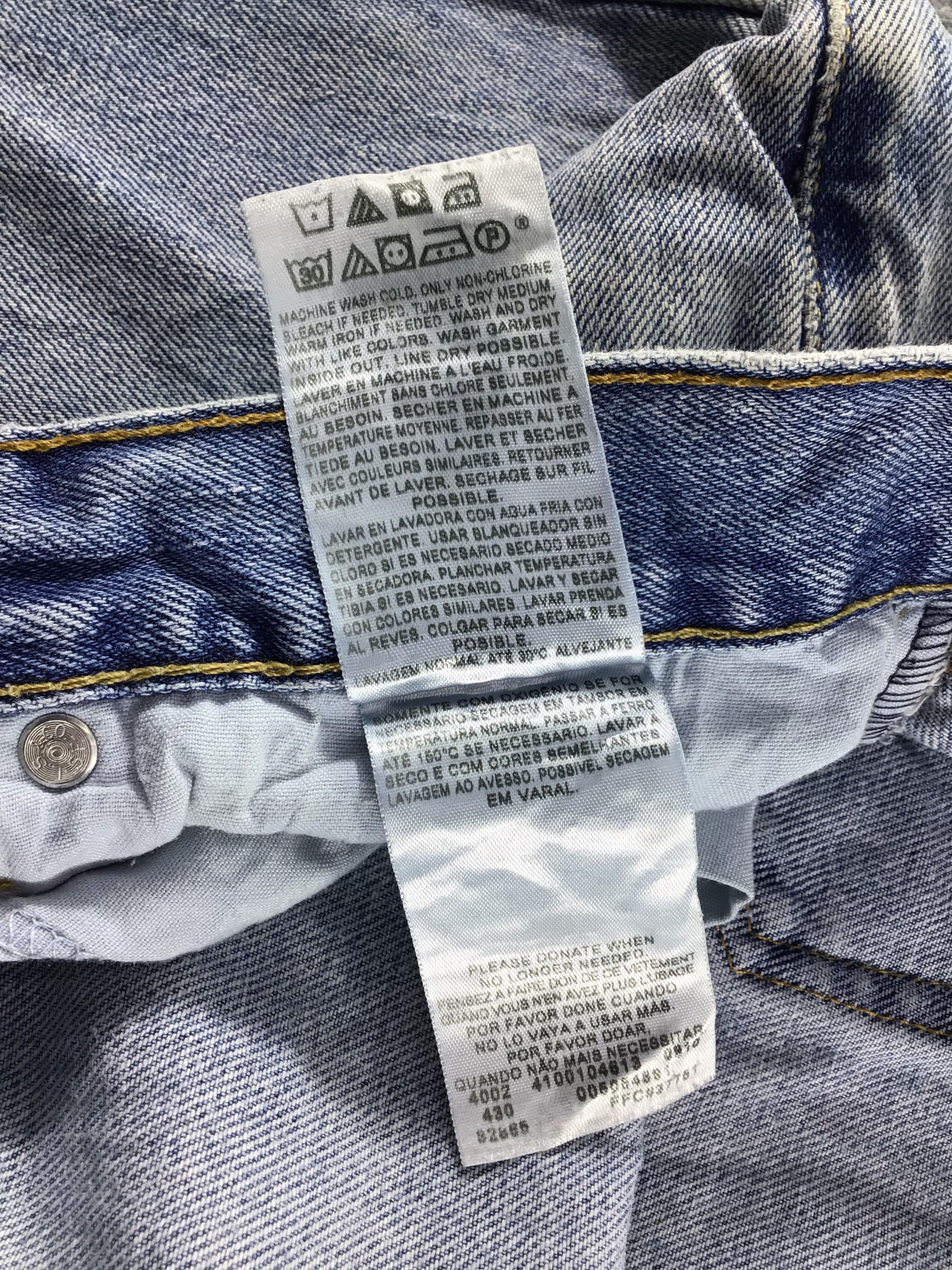 Levi's Vintage Levis 505 Jeans Dirty Faded Blue -J495 Size US 33 - 11 Thumbnail