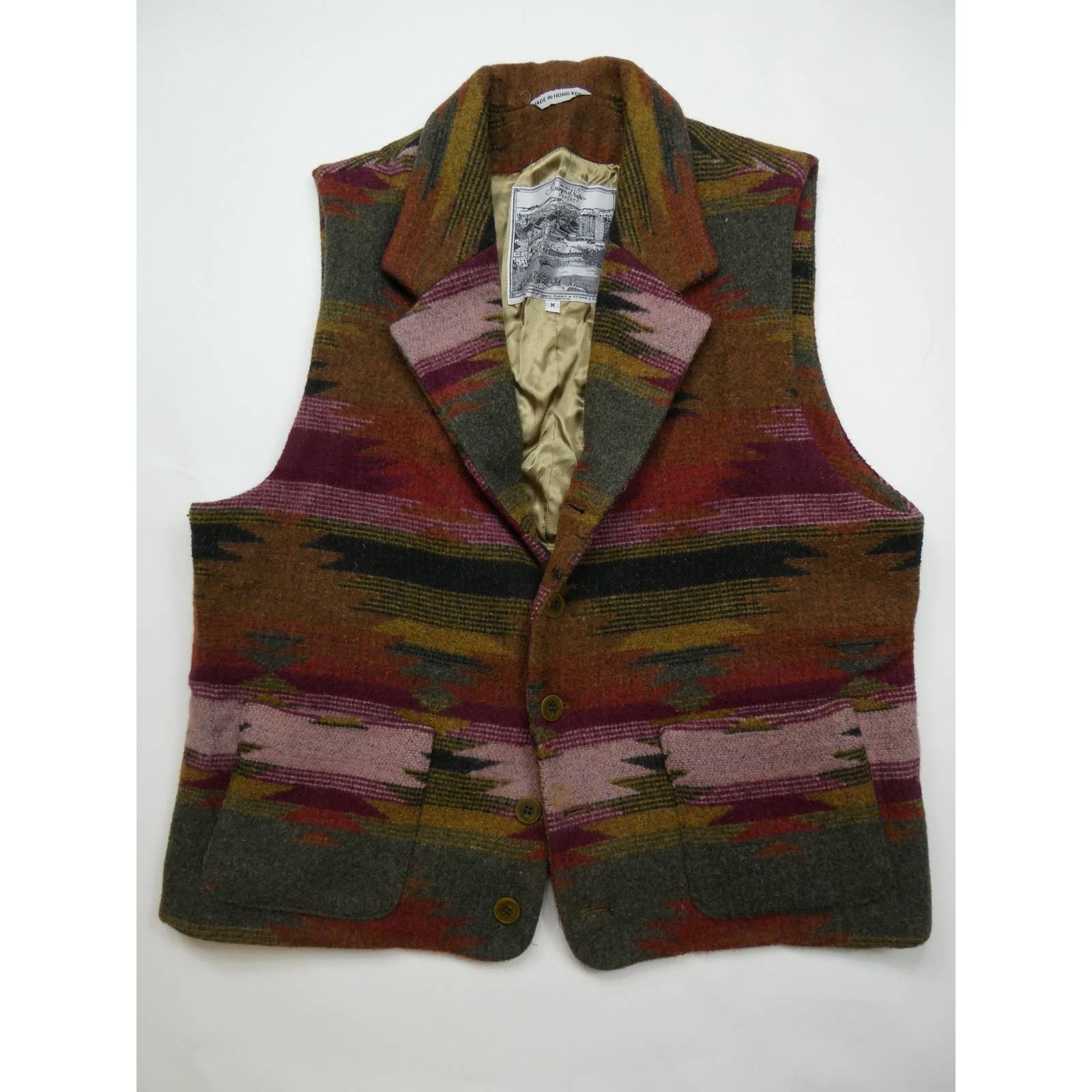 Other men's SAWYER OF NAPA wool button front vest, medium Size US M / EU 48-50 / 2 - 1 Thumbnail