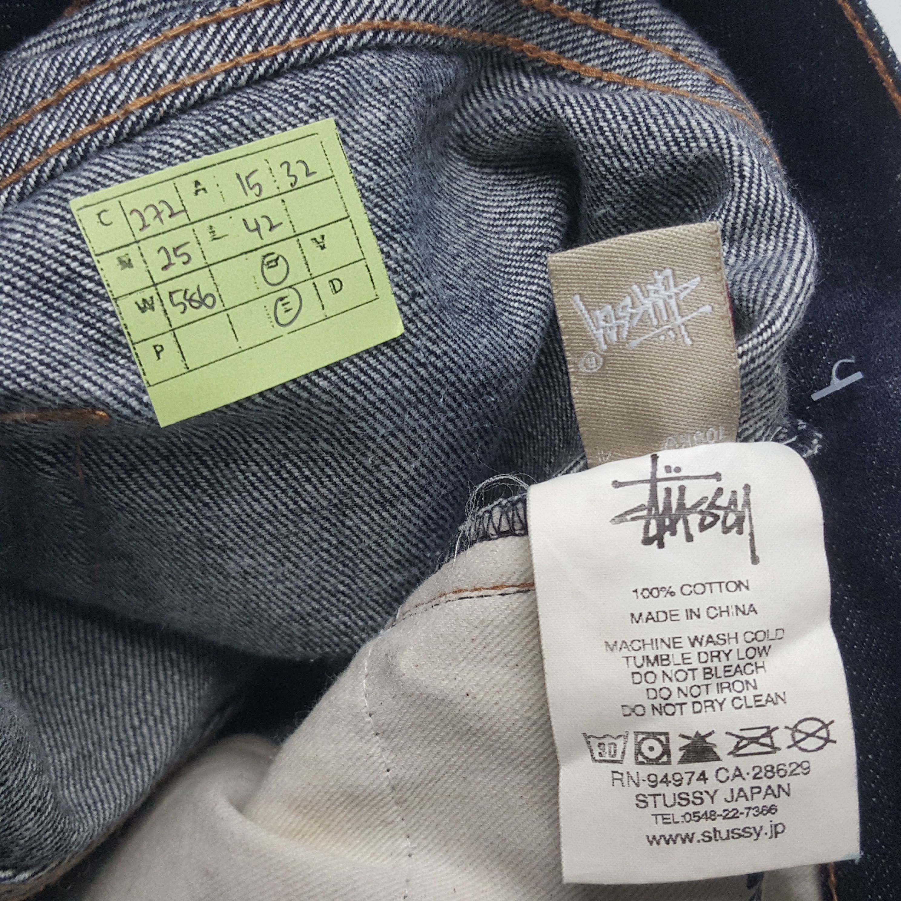 Stussy × Vintage Vintage Stussy American Streetwear Style Denim Jeans Size US 30 / EU 46 - 13 Thumbnail