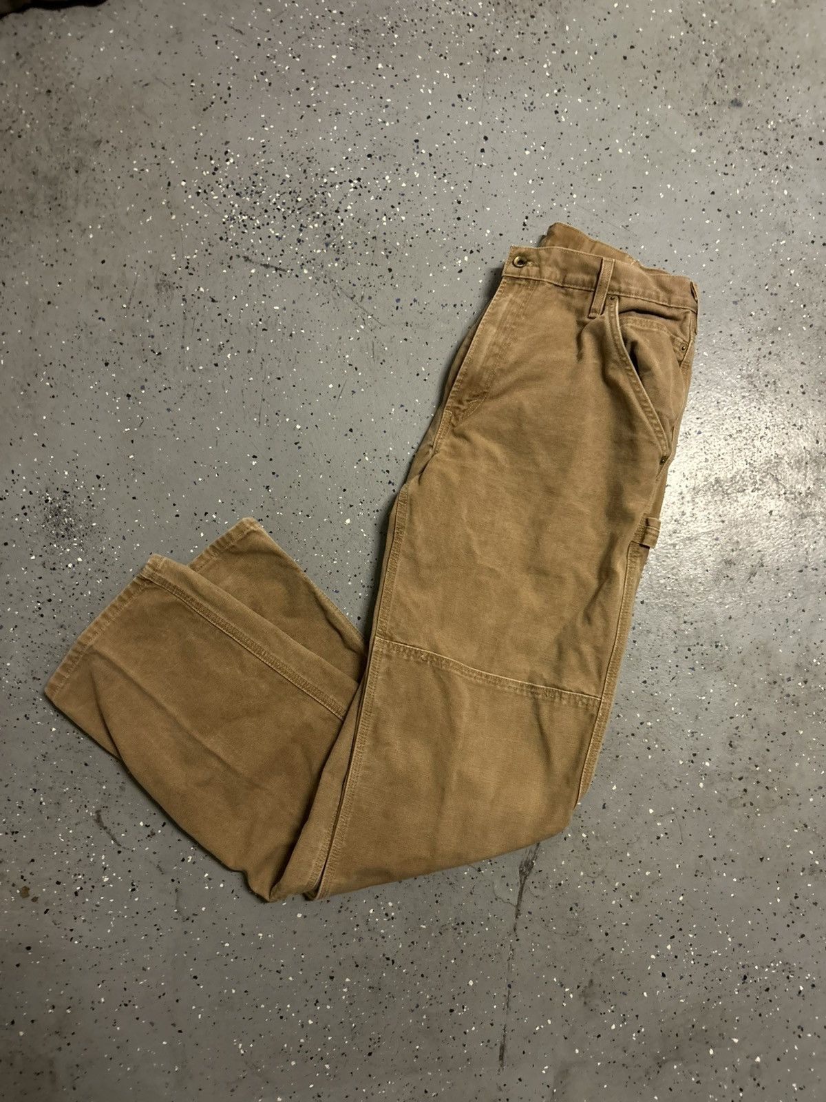Levi's Vintage Clothing Levi’s Brown Loose Double-Knee Carpenter Pants Size US 34 / EU 50 - 1 Thumbnail