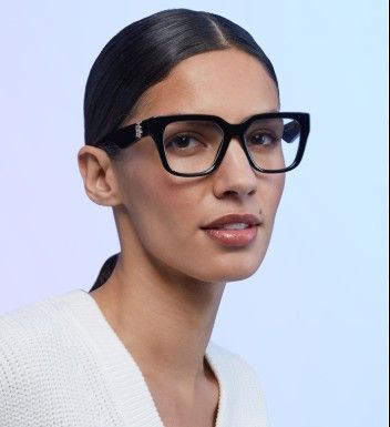 Burberry Burberry BE2403 4038 Eyeglasses Green 53mm Square Frame Size ONE SIZE - 2 Thumbnail
