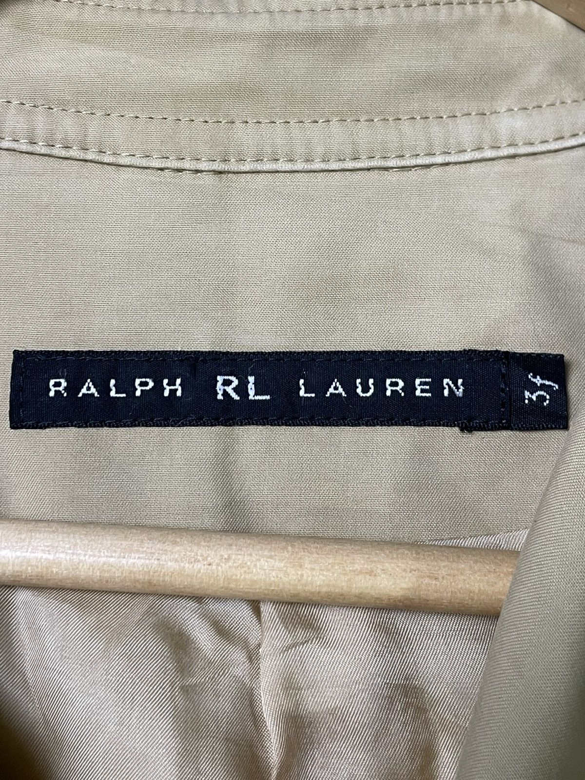 Ralph Lauren × Ralph Lauren Black Label × Vintage Ralph Lauren Double Breasted Twill Trench Coat (47) Size US XS / EU 42 / 0 - 4 Thumbnail