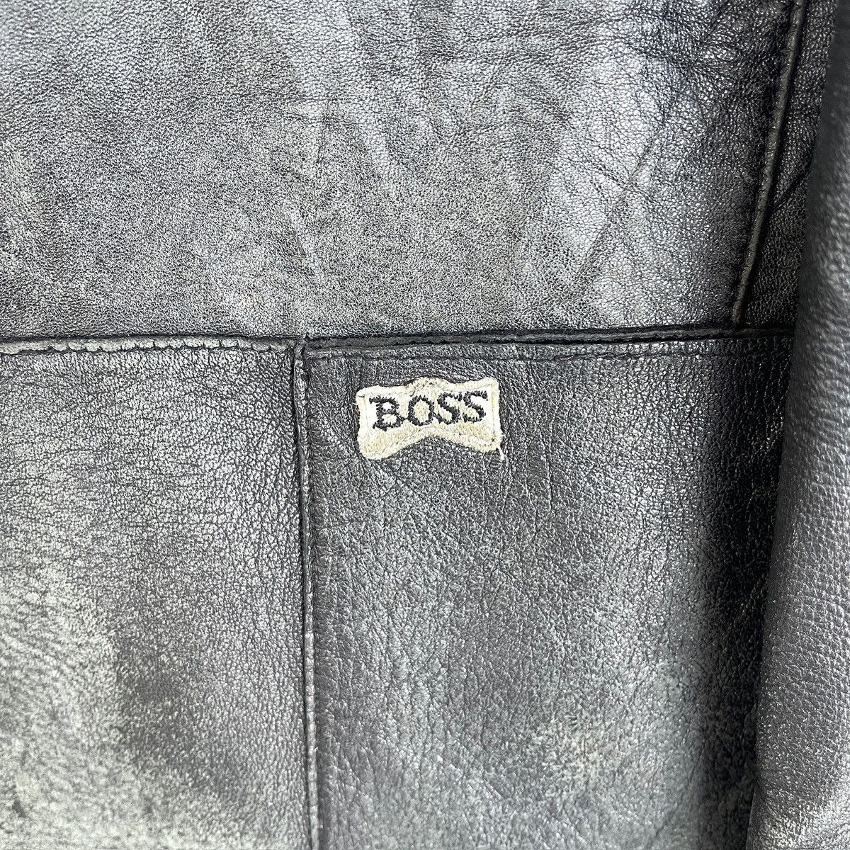 Hugo Boss Hugo Boss Calfskin Leather Blazer Chore - Natural Patina Size US M / EU 48-50 / 2 - 8 Thumbnail