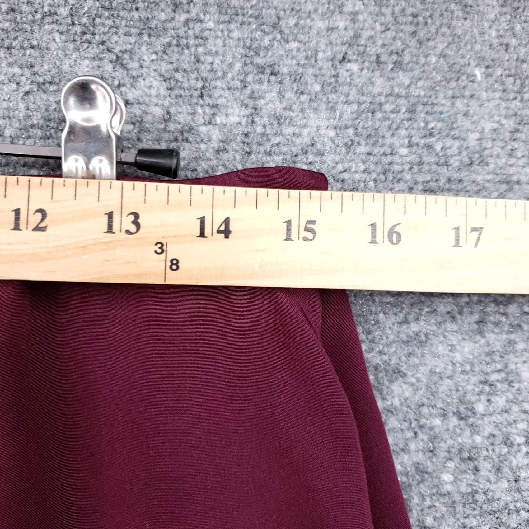 Eileen Fisher Eileen Fisher Pants Womens S Red Wide-Leg Mid Rise Zip Dress Pants Mens Womens Girls? Size 30" / US 8 / IT 44 - 6 Thumbnail