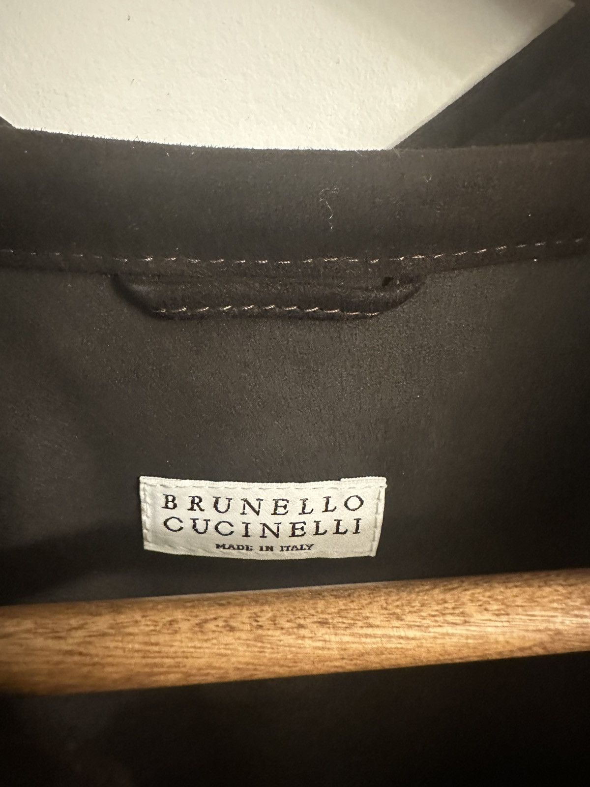 Brunello Cucinelli Brunello Cucinelli Leather Jacket Size US L / EU 52-54 / 3 - 6 Thumbnail
