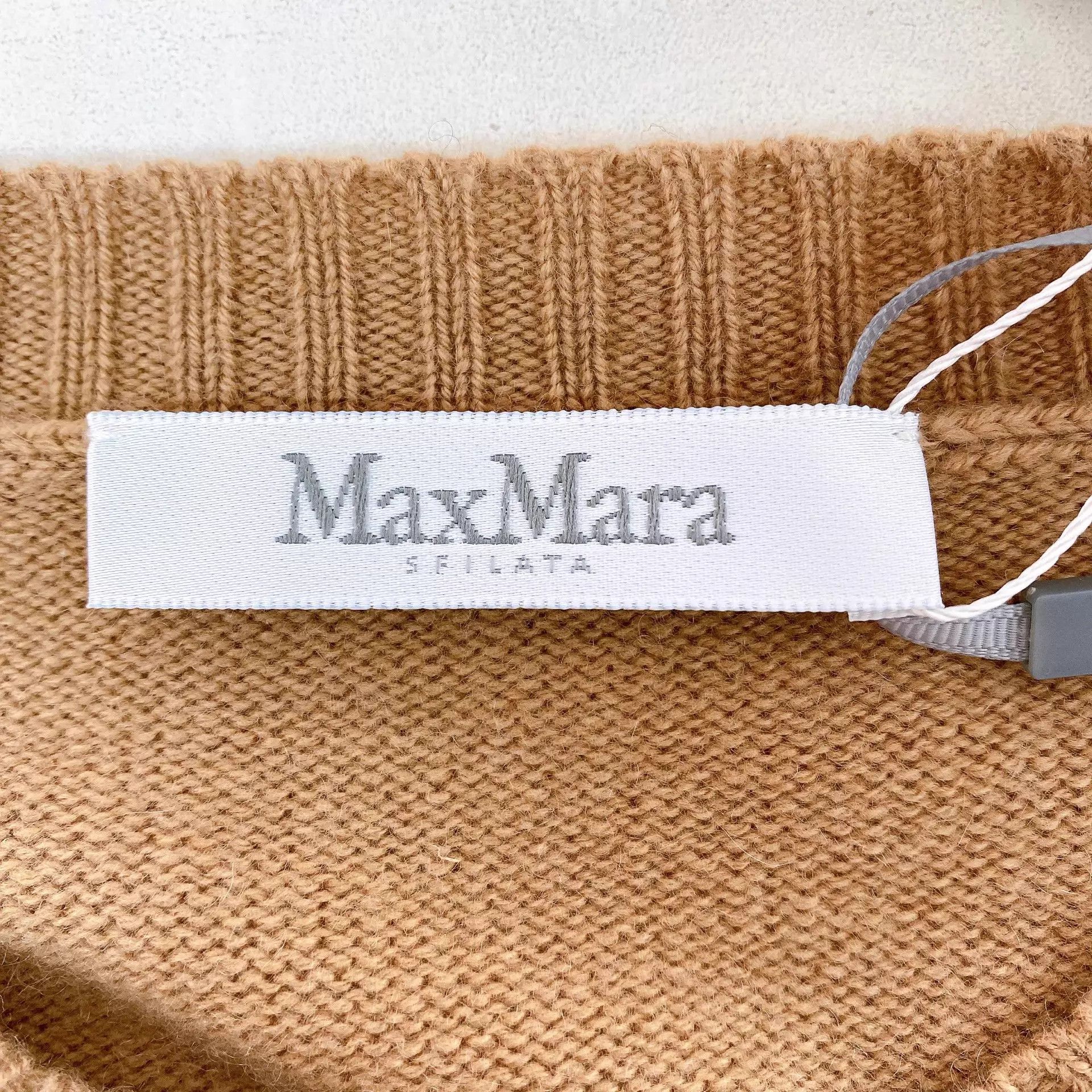 Max Mara Maxmara Khaki Knit Top M NWT Size M / US 6-8 / IT 42-44 - 6 Thumbnail