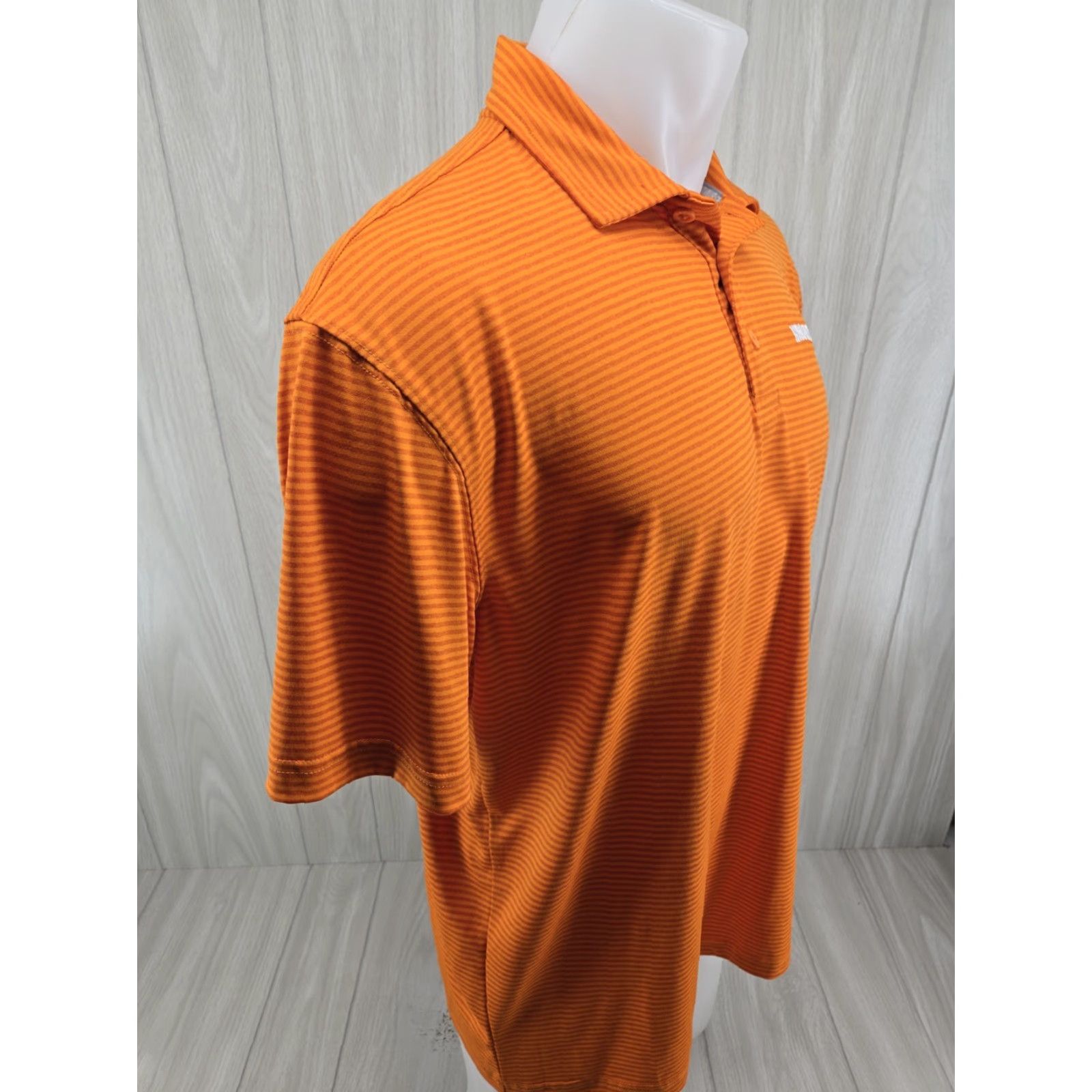 Vintage Whataburger Polo Shirt Mens Large Orange Striped Short Sleeve Logo Uniform Shirt Size US L / EU 52-54 / 3 - 7 Thumbnail