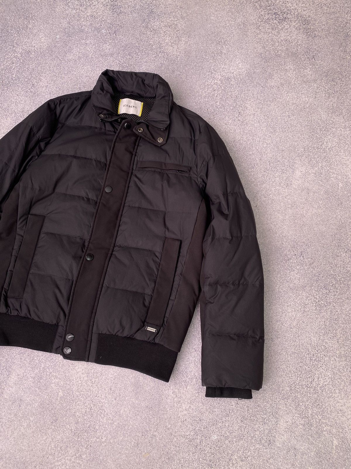 Iceberg × Vintage Vintage Iceberg Black Puffer Jacket Size US M / EU 48-50 / 2 - 2 Thumbnail