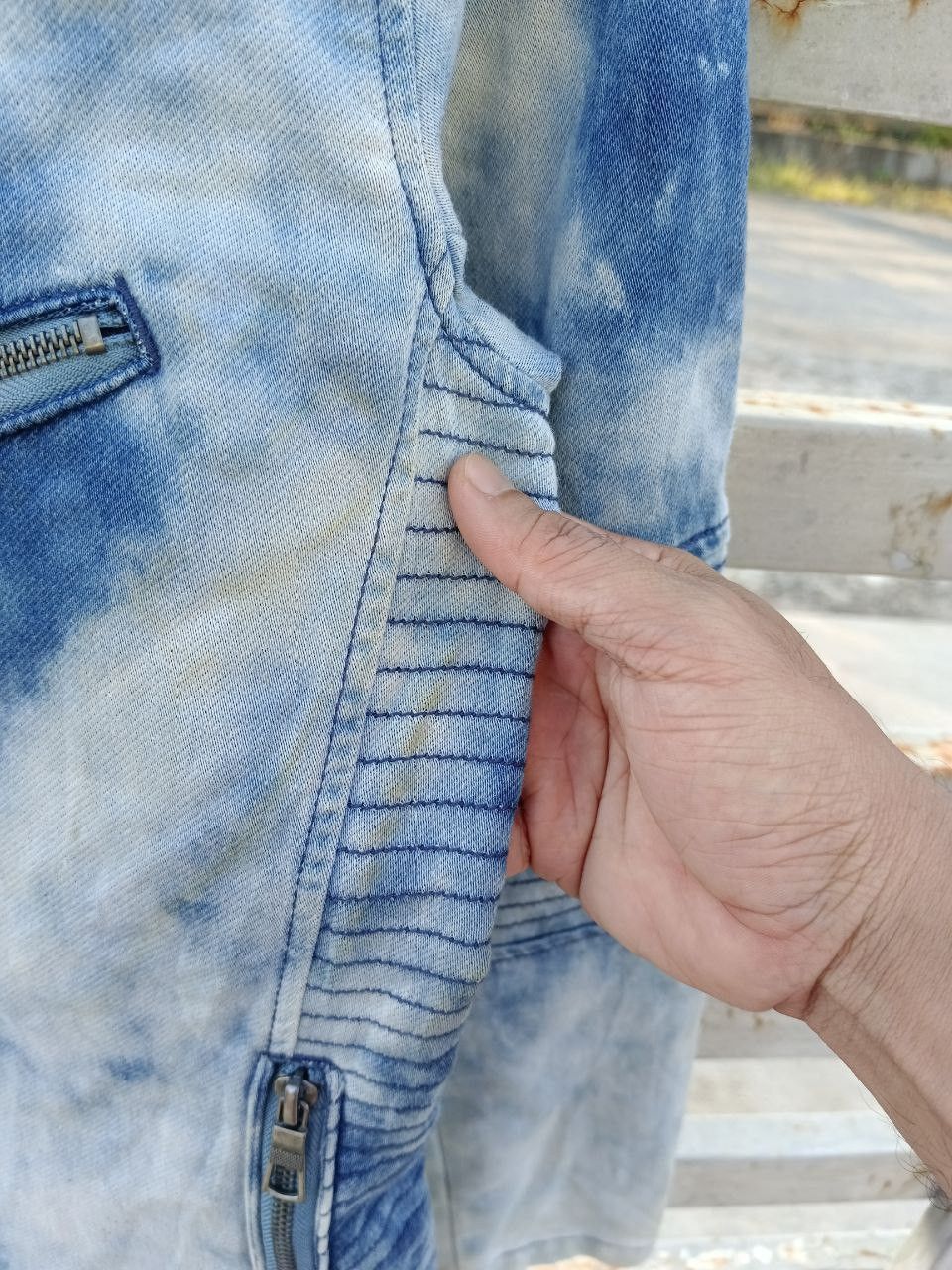 In The Attic SICK DISTRESSED DOUBLE COLLER ASID WASH IN THE ATTIC Size US M / EU 48-50 / 2 - 5 Thumbnail