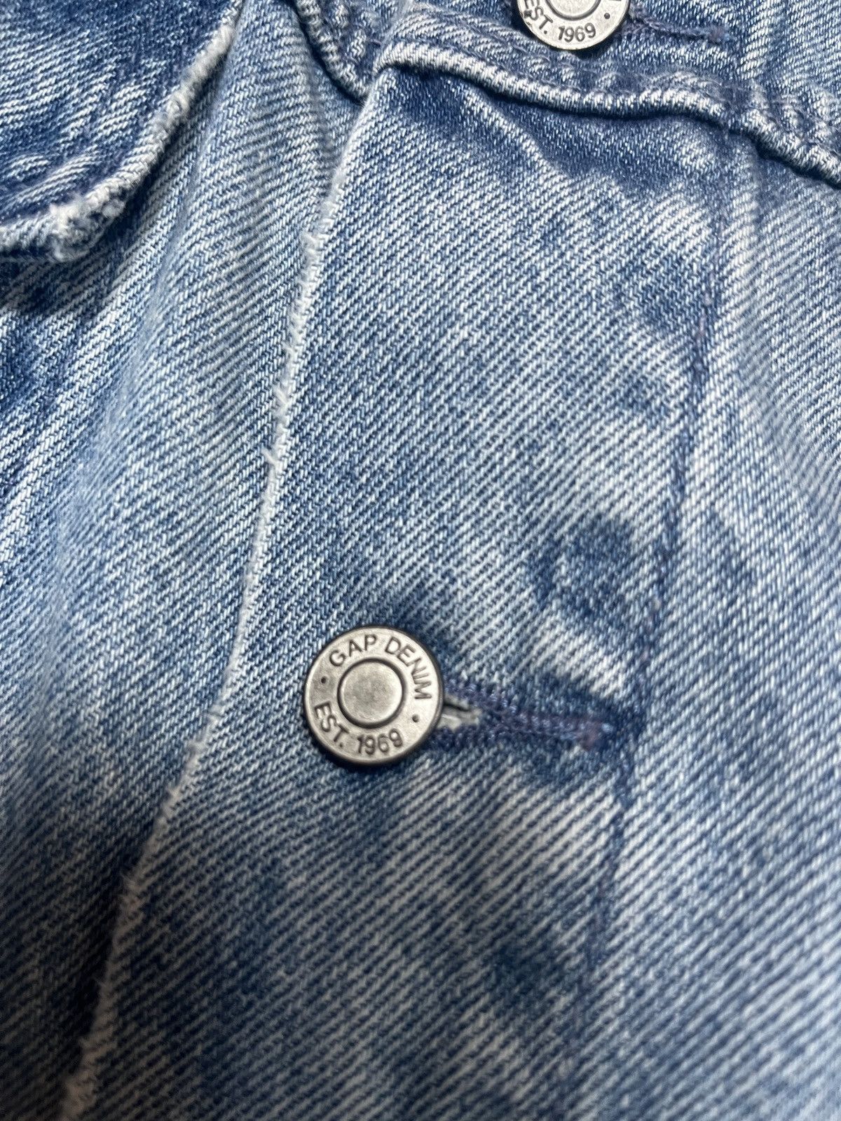 Balenciaga × Gap × Yeezy Padded denim jacket blue Size US S / EU 44-46 / 1 - 3 Thumbnail