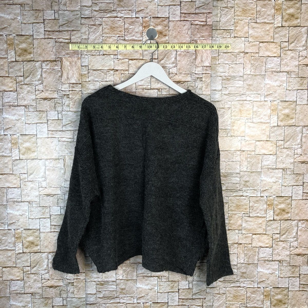 Homespun Knitwear × Japanese Brand Honey Suckle Rose Grey Knitwear #A1063 Size M / US 6-8 / IT 42-44 - 12 Thumbnail