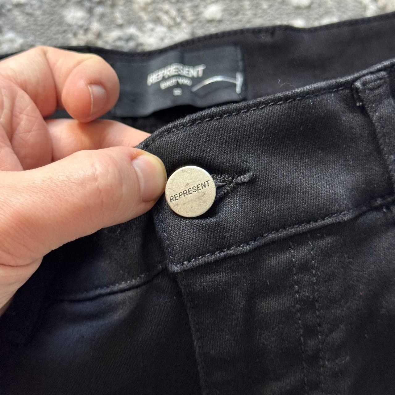 Represent Clo. Represent Destroyer Distressed Slim Fit Denim Jeans Size US 32 / EU 48 - 6 Thumbnail