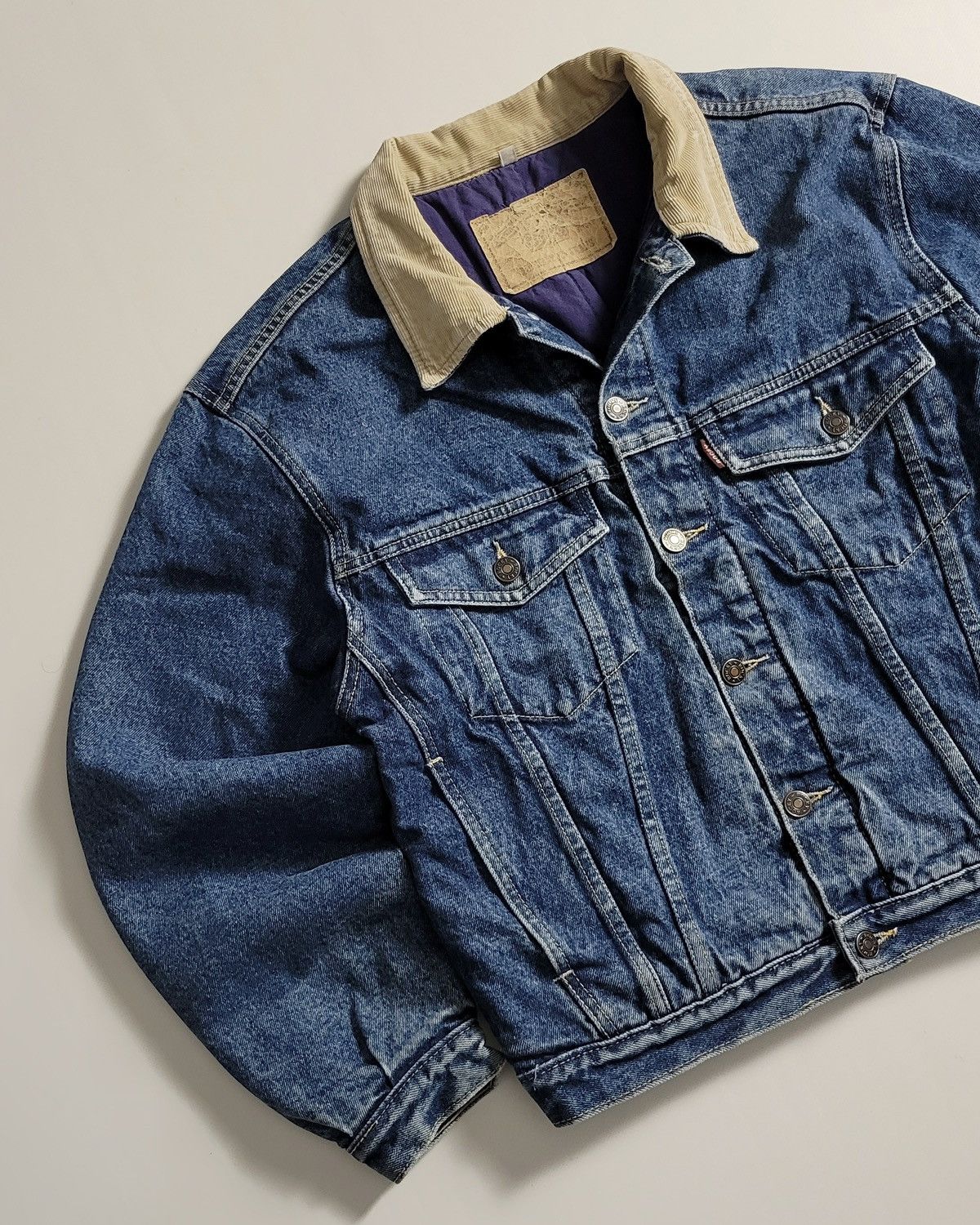 Other Vintage 90s Western Blue Denim Lined Jacket Cowboy Core Size US S / EU 44-46 / 1 - 2 Thumbnail