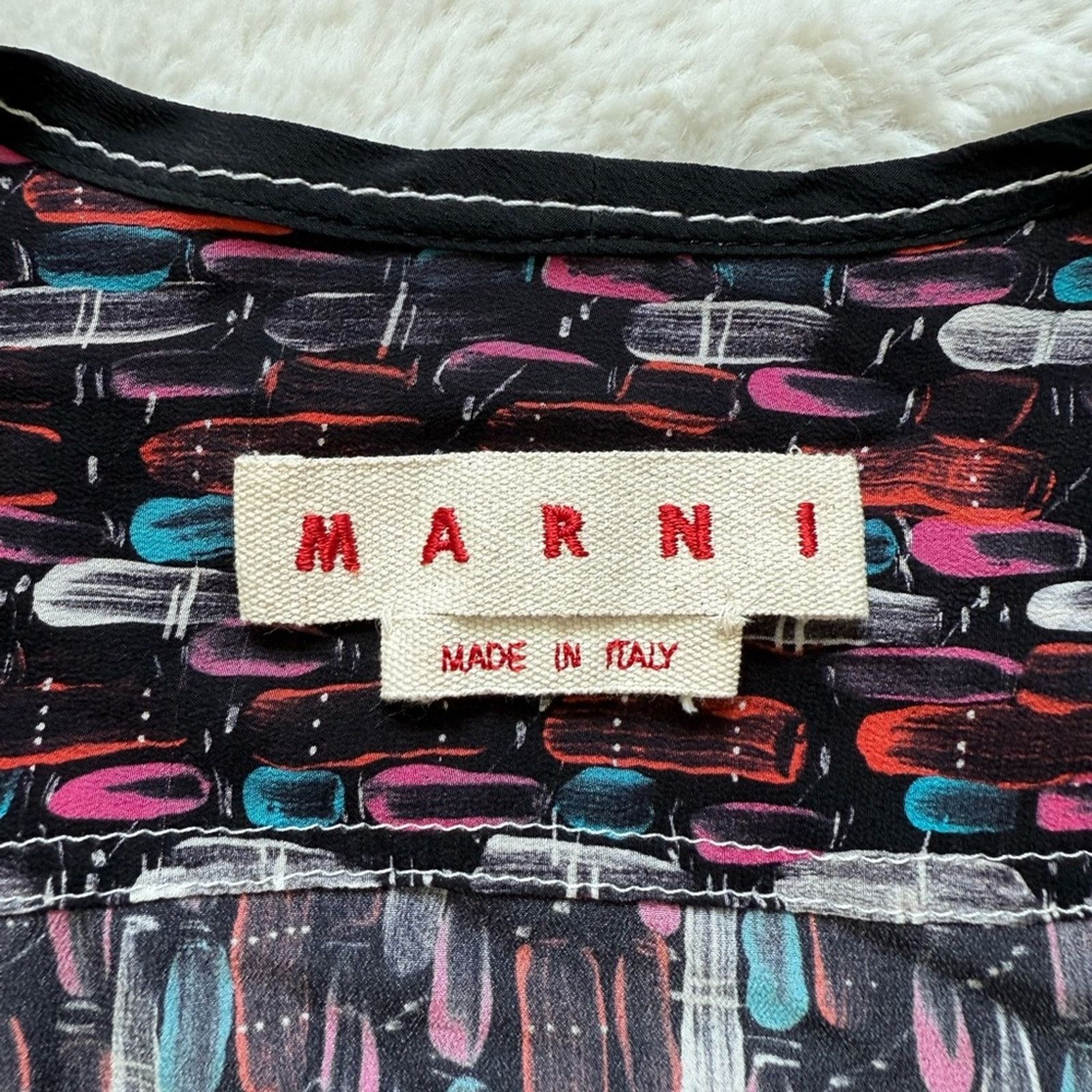 Marni MARNI women silk dress size 40 IT or 4 US Authentic 1200$ Size S / US 4 / IT 40 - 7 Thumbnail