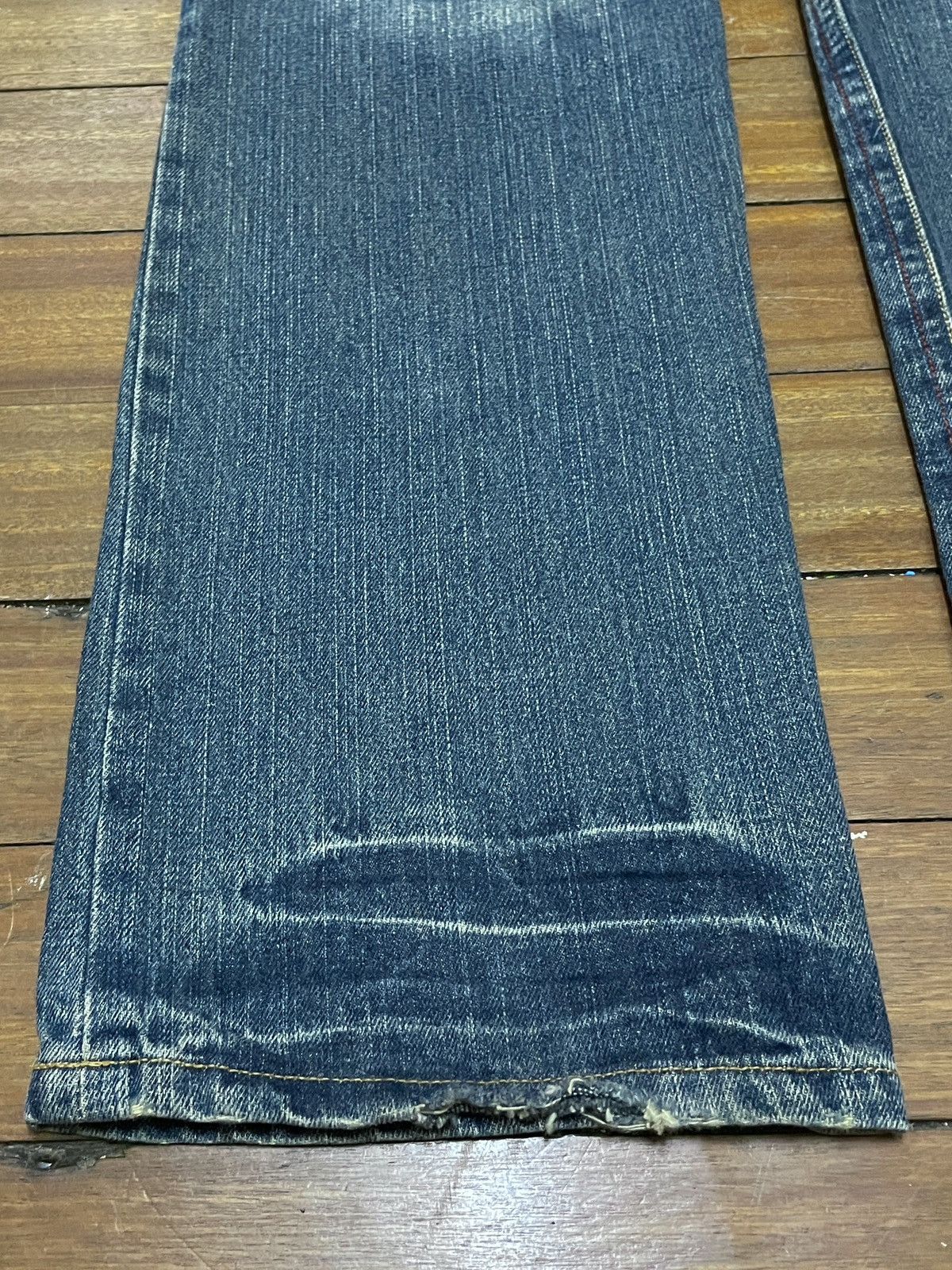 If Six Was Nine × Japanese Brand × Le Grande Bleu (L.G.B.) Very Rare Vintage Japanese Brand Tactical Cargo Jeans 2000s Size US 33 - 7 Thumbnail