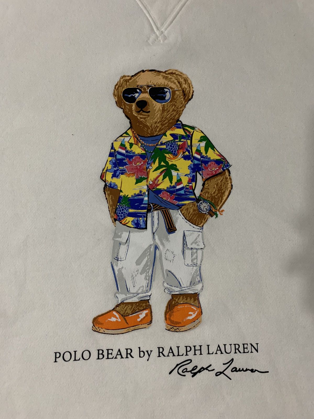 Polo Ralph Lauren Polo Ralph Lauren Teddy Bear Crewneck Size US L / EU 52-54 / 3 - 3 Thumbnail