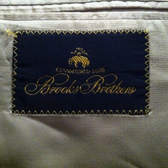 Brooks Brothers BROOKS BROTHERS MEN'S LINEN SPORT JACKET BLAZER SIZE: 42R Size 42R - 11 Thumbnail