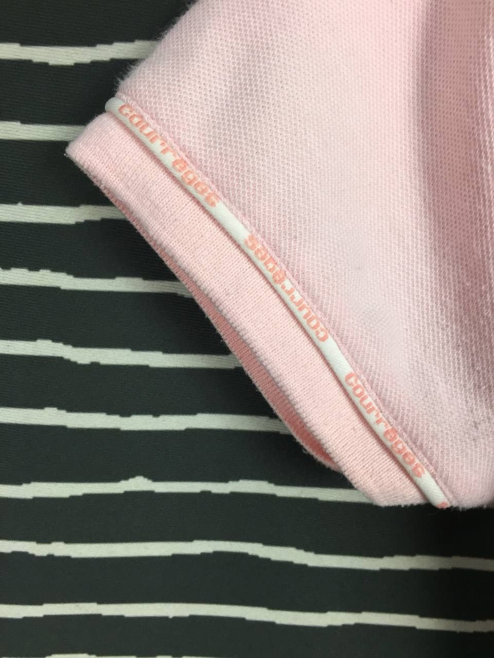 Courreges Courreges Paris Embroidered Floral Logo Quarter Zip Polo Tee Size S / US 4 / IT 40 - 6 Thumbnail