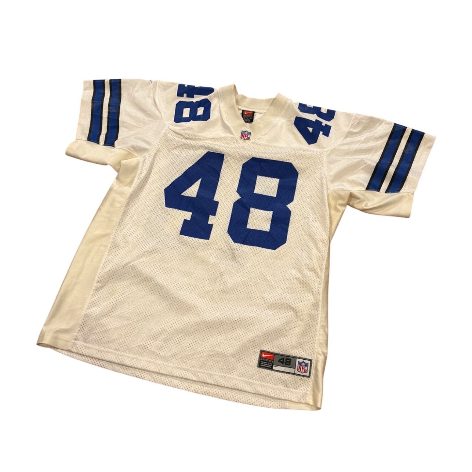 Nike Vintage 90's Nike Dallas Cowboys Daryl "Moose" Johnston #48 Size US XL / EU 56 / 4 - 4 Thumbnail