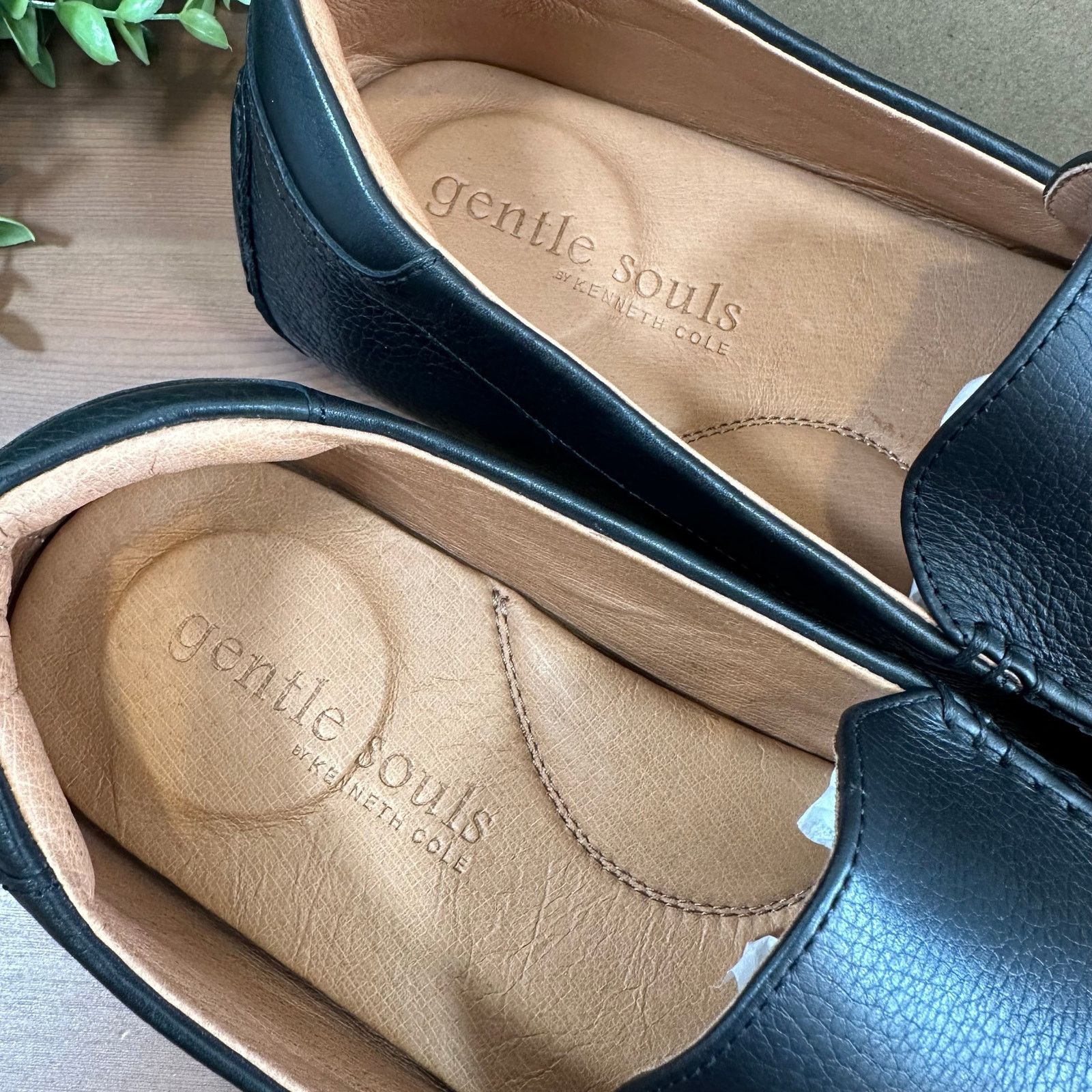 Gentle Souls Gentle Souls by Kenneth Cole Nyle Black Driver Loafers Size US 9.5 / EU 42-43 - 7 Thumbnail