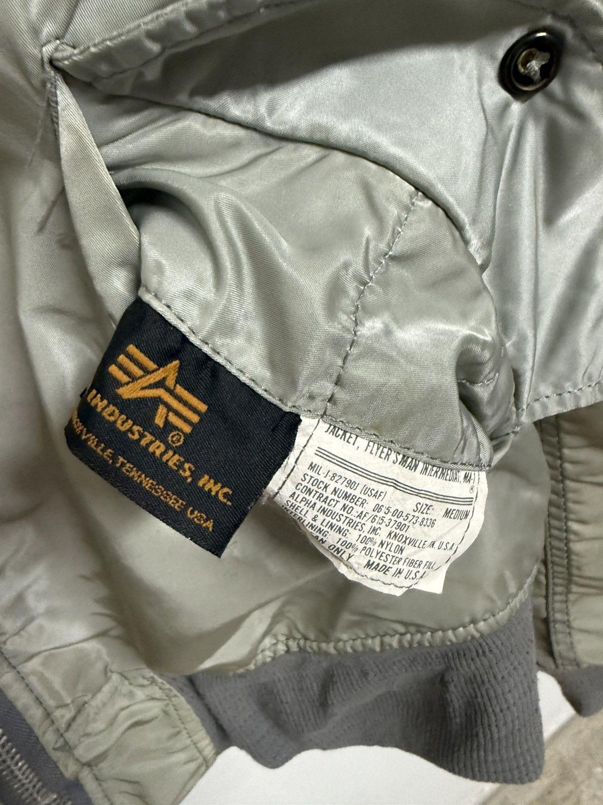 Alpha Industries × Vintage 🇺🇸 Vintage Alpha Industries Flyers Jacket Bomber Size US M / EU 48-50 / 2 - 7 Thumbnail